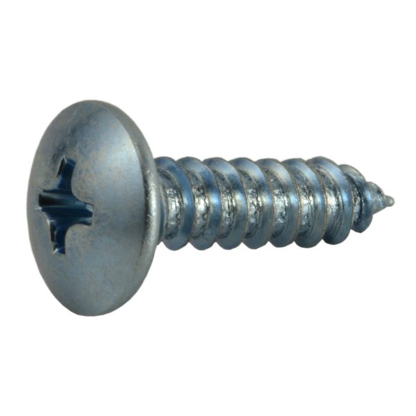 Midwest Fastener Sheet Metal Screw, #8 x 5/8 in, Zinc Plated Steel Truss Head Phillips Drive, 40 PK 36948